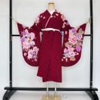 ショッピングanan 二尺袖 単品 卒業式着物 anan ピンク 裄68.7cm Lサイズ  袴用着物 化繊 中古 4673