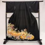  кимоно куротомэсодэ утилизация кимоно дешевый .67cm L size переделка б/у . оборудование полиэстер повторное использование 6219