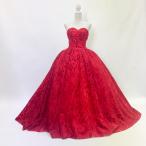  б/у цветное платье Princess красный свободный размер C-304