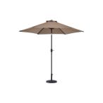  зонт примерно ширина 265cm Brown угол настройка фигурная скобка кнопка есть steel полиэстер садовая мебель уличный отдых сборка товар 