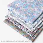 ◎リバティ・ファブリックスお試しセット◎HELLO KITTY×LIBERTY FABRICS カットクロス5枚セット（kitty-blue）【定形外郵便発送なら送料無料】