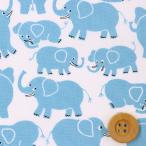 .. san много рисунок | "теплый" белый & голубой ( Broad ткань )