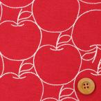  яблоко рисунок / красный (.... ткань )