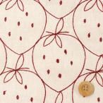  клубника рисунок / неотбеленная ткань [.... ткань ]