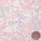 （サンドウオリジナルカラー）リバティプリント タナローン生地『Powis ポウィス』シフォンピンク（83-333118/J22B)