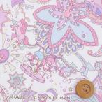 リトルツインスターズ×リバティ・ファブリックス タナローン『Soho Carnival ソーホー・カーニバル』ピンク＆パープル（DC35397/J25A）