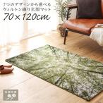 ラグマット ラグ カーペット おしゃれ 玄関マット 抗菌防臭 ウィルトン織り Corsica 70×120cm