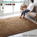 ラグマット ラグ カーペット おしゃれ シャギーラグ 洗濯 洗える 200×250cm shaggila