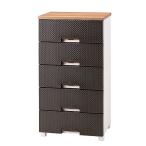 天馬 Fits フィッツプラスメッシュ (幅55×奥行41×高さ105cm) ブラウン FM5505