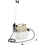 【在庫有・即納】工進(KOSHIN) 乾電池式噴霧器 ハイパワー 5L GT-5HD　単一乾電池6本(別売) 除草 殺虫 一段＋延長パイプ 二頭口ノズル 肩掛け