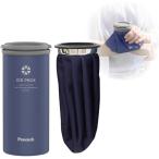 ショッピング氷嚢 【在庫有】ピーコック アイスパック(布氷のう) ABC-50 ネイビー(AK)　携帯 保冷 氷嚢 氷のう【日付指定・代引き不可】