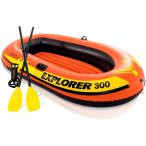 [ наличие иметь * немедленная уплата ]INTEX( Inte ks) детский лодка Explorer 300SET 211×117×41cm U-58332 3 посадочных мест лодка водные развлечения предотвращение бедствий [ Япония стандартный товар ]