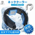 ネッククーラー 冷却プレート 首掛け扇風機 ペルチェ素子【2026超強冷却モデル&先端半導体冷却技術&最大-16℃冷やす】 Type-C給電 軽量 外仕事 猛暑対策