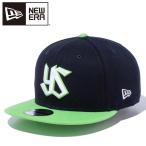 ニューエラ 9FIFTY 東京ヤクルトスワローズ ネイビー ライムグリーンバイザー 14524932 メンズ レディース ユニセックス