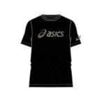 【ポイント10倍】 アシックス ドライアシックスロゴ半袖シャツ 2033B215-001