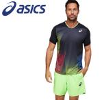アシックス Tシャツ・ポロシャツ MATCH グラフィックショートスリーブトップ メンズ テニス ウェア 2041A170-001