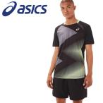 アシックス Tシャツ・ポロシャツ グラフィックショートスリーブトップ メンズ テニス ウェア 2041A203-001