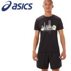アシックス Tシャツ・ポロシャツ ショートスリーブトップ メンズ テニス ウェア 2041A206-001