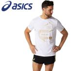 アシックス Tシャツ・ポロシャツ プリントショートスリーブトップ メンズアパレル 2091A413-100