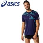 アシックス Tシャツ・ポロシャツ プリントショートスリーブトップ メンズアパレル 2091A415-401