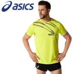 アシックス Tシャツ・ポロシャツ プリントショートスリーブトップ メンズアパレル 2091A415-750