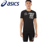 アシックス Tシャツ・ポロシャツ プリントショートスリーブトップ メンズ 陸上競技 ウェア 2091A449-003