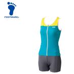 FOOTMARK(フットマーク) 水泳 歩く水着 セパレーツ M〜3L 255103-07 返品不可