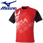 ミズノ テニス/ソフトテニス MARVELグラフィックTシャツ メンズ レディース 62JA0Z5262