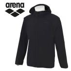 【ポイント10倍】 アリーナ 水泳 ラッシュパーカー パラシェル メンズ ASN-1434-BLK