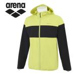 【ポイント10倍】 アリーナ 水泳 ラッシュパーカー パラシェル メンズ ASN-1434-YEL