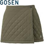 ゴーセン テニス レディース ラップスカート ブラック M-L S2061-67