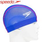スピード 水泳 メッセージメッシュキャップ スイムキャップ SE11952-BL