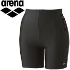アリーナ arena スイミング スイム 水泳 大きめカラースナップ付き ボックスパンツ 水着 レディース LAR-8265WP-GRY 返品不可