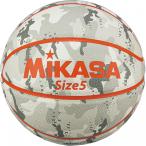 ミカサ MIKASA バスケットボール 5号球 カモ柄 ホワイト B530YCFW