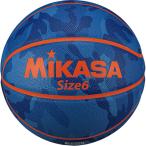 ミカサ MIKASA バスケットボール 6号球 カモ柄 ブルー B630YCFBL