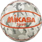 ミカサ MIKASA バスケットボール 6号球 カモ柄 ホワイト B630YCFW
