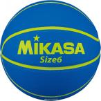 ミカサ MIKASA バスケットボール 6号球 カモ柄 ブルー B630YMCBL