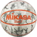 ミカサ MIKASA バスケットボール 7号球 カモ柄 ホワイト B730YCFW