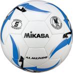 ミカサ MIKASA アルムンド 手縫い ブルー ALMUNDO サッカーボール 検定球5号 F501KBBL