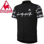 ルコック サイクリング シャツ Graphic Jersey Basic メンズ QCMRJA45-BLK