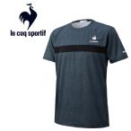 ルコック lecoqsportif テニス DENIM PRINT GAME SHIRT メンズ QTMTJA06-BLK