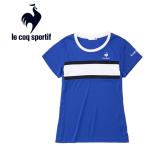 ルコック スポルティフ le coq sportif テニス TEAM GAME SHIRT ゲームシャツ 半袖 レディース QTWTJA90-SBL