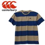 カンタベリー ストライプ ラガーティー 半袖Tシャツ RA30400-34 メンズ レディース