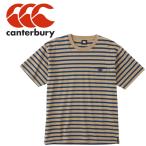 カンタベリー ストライプ ラガーティー 半袖Tシャツ RA30401-34 メンズ レディース