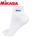 ミカサ ショートソックス10ｃｍ丈 白 刺しゅう入 21〜23cm SK10212325-W 9150083