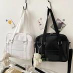  большая вместимость кожзаменитель school сумка на плечо плечо наклонный . акционерное общество . ранец мужской вспомогательный сумка средняя школа женщина JK задний сумка школа форма ko