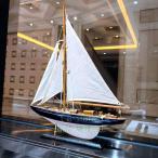アメリカ式帆船 完成品 帆船模型 木