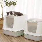  кошка туалет кошка сопутствующие товары лопата есть сверху кошка туалет купол чистый большой кошка дезодорирующий сиденье есть долговечность 2WAY. ввод способ запах. широкий .. предотвращение . песок. скол .. предотвращение M размер 