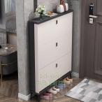 シューズボックス 靴箱 玄関収納 下駄箱 大容量 木製家具 扉付き 玄関収納 スリム 株式会社錦薄型 省スペース 3段 靴 収納 組み立て式 L60*W24*H120cm 白