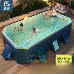 2024 новая модель бассейн воздушный насос не необходимо для бытового использования винил бассейн домашний бассейн часть детский складной рама бассейн водные развлечения Kids большой тепловая защита морская вода . мобильный удобный 